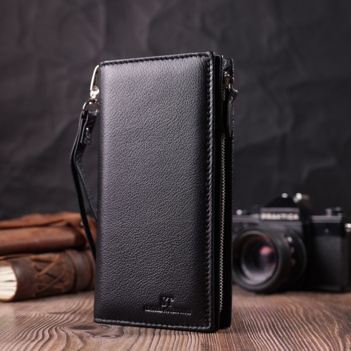 Гаманець ST Leather З натуральної шкіри Бордовий (22534) зображення 8