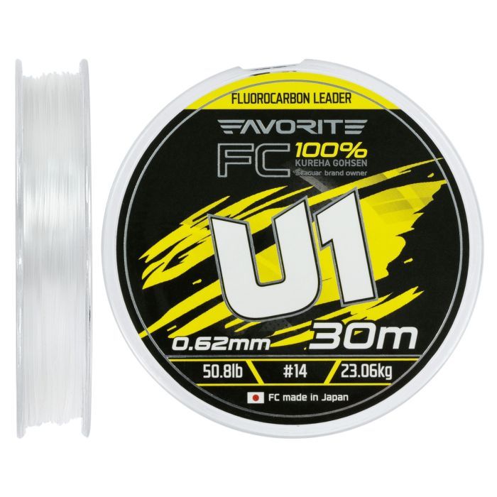 Флюорокарбон Favorite U1 FC 30m 3.0/0.285mm 13.2lb/5.97kg (1693.12.14)