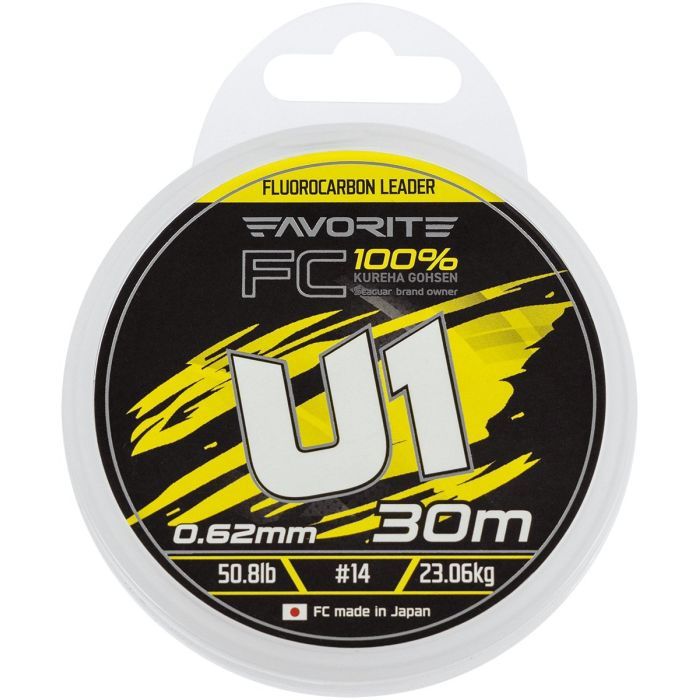 Флюорокарбон Favorite U1 FC 30m 3.0/0.285mm 13.2lb/5.97kg (1693.12.14) изображение 2