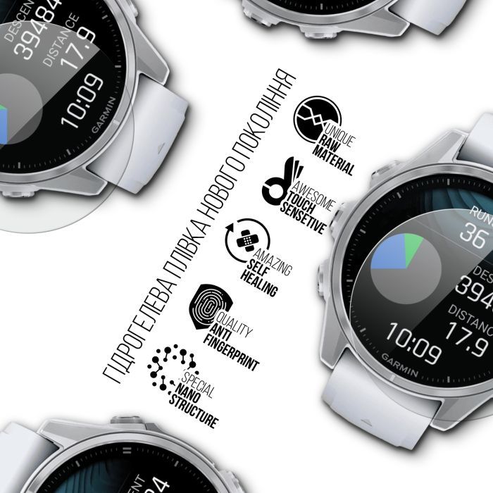 Пленка защитная Armorstandart Garmin Fenix 8 43mm 6 pcs (ARM85995) изображение 2