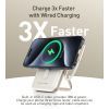 Батарея універсальна Choetech Magnetic Wireless 10000mAh 20W, PD, Qi-15W, USB-C In/Out, buid-in cabel, White (B735-CCWH) зображення 5