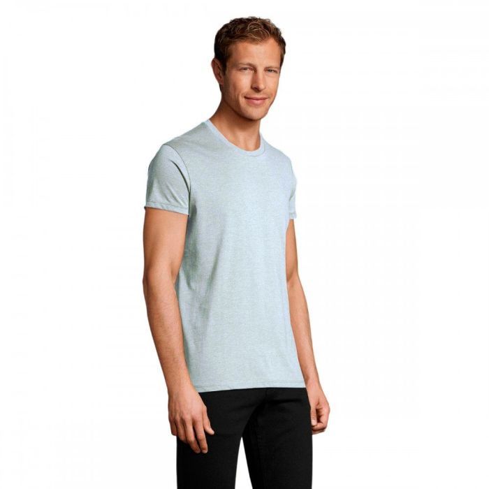 Футболка Sol's Regent Fit небесно-блакитний меланж XL (00553258XL) изображение 3