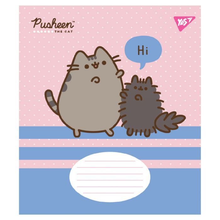 Тетрадь Yes Pusheen The Cat А5 12 листов косая линия (767614) изображение 3