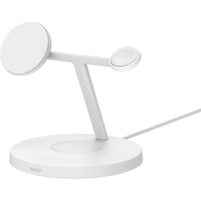 Зарядний пристрій Belkin 3in1 Magnetic Pad Qi2 15W Black (WIZ032KQBK)