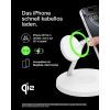 Зарядний пристрій Belkin 3in1 Magnetic Pad Qi2 15W White (WIZ032KQWH) зображення 2