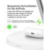 Зарядний пристрій Belkin 3in1 Magnetic Pad Qi2 15W White (WIZ032KQWH) зображення 5