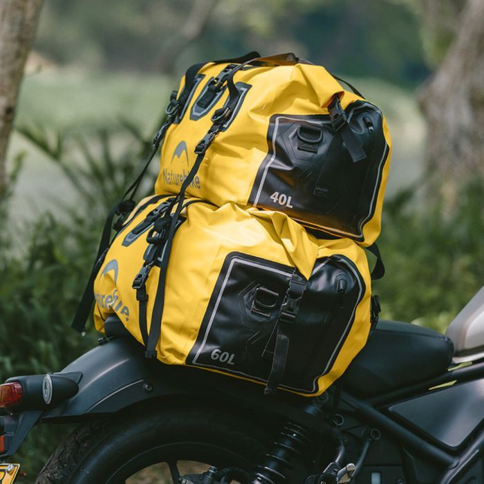 Сумка дорожная Naturehike Водонепроникна CNK2450XB015, 60 л, чорна (6975641883760) изображение 7