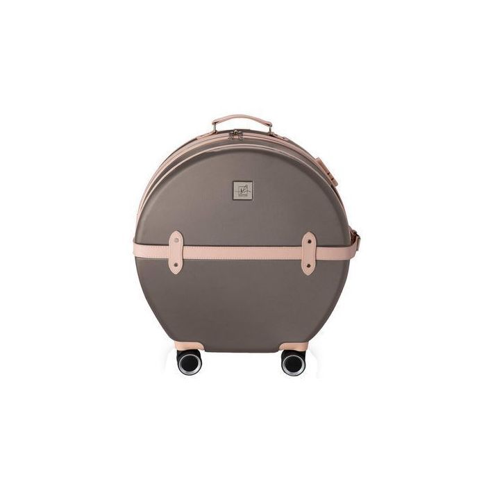 Чемодан Semi Line 20" S T5673-2 Brown/Pink Cream (DAS302678) изображение 4