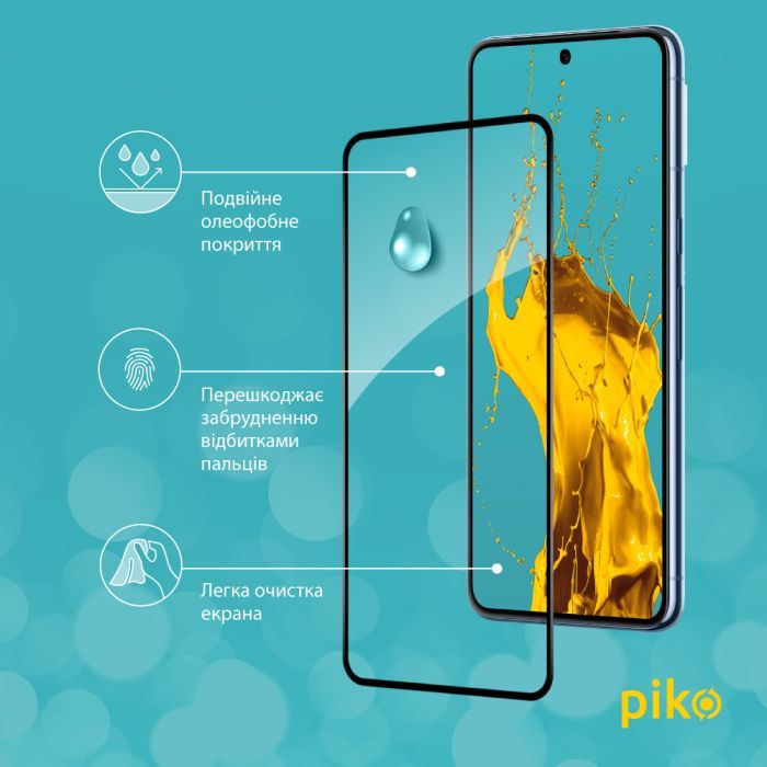 Скло захисне Piko Full Glue Google Pixel 8 Pro Black (1283126582752) зображення 4