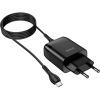 Зарядний пристрій HOCO C72Q Glorious USB QC3.0 + cable USB to Micro 5P 18W Black (6931474732521) зображення 3