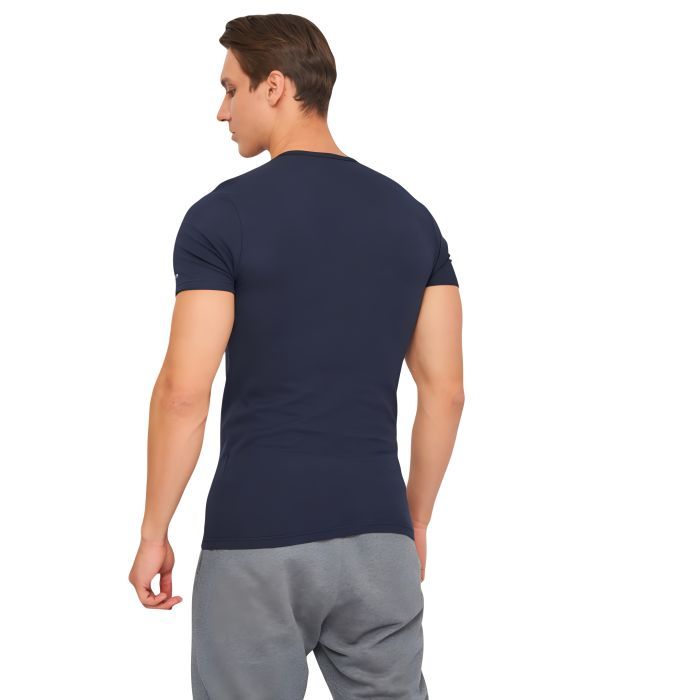 Футболка Kappa T-shirt Mezza Manica Girocollo K1306 BluNavy темно-синій L (8016279702370) зображення 2