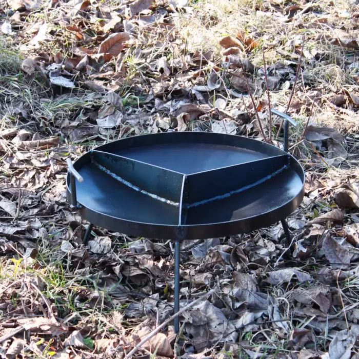 Сковорода туристическая SHOP PAN з диска борони 50см + кришка (SPS50+) изображение 2