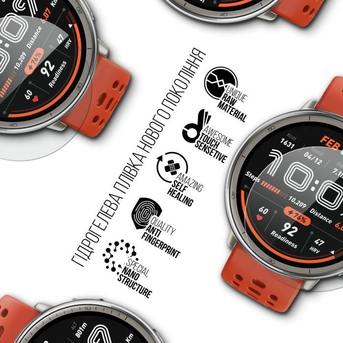 Пленка защитная Armorstandart Amazfit Active 2 6 шт. (ARM84396) изображение 2