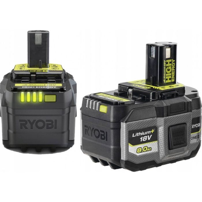 Аккумулятор к электроинструменту Ryobi ONE+ RB1880T High Energy Lithium+, 18V, 8Ah, 1.3кг (5133006264) изображение 5