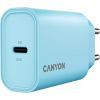 Зарядний пристрій Canyon 30CL OnCharge USB-C PD30W Light Blue (CNE-CHA30CLLBL) зображення 2