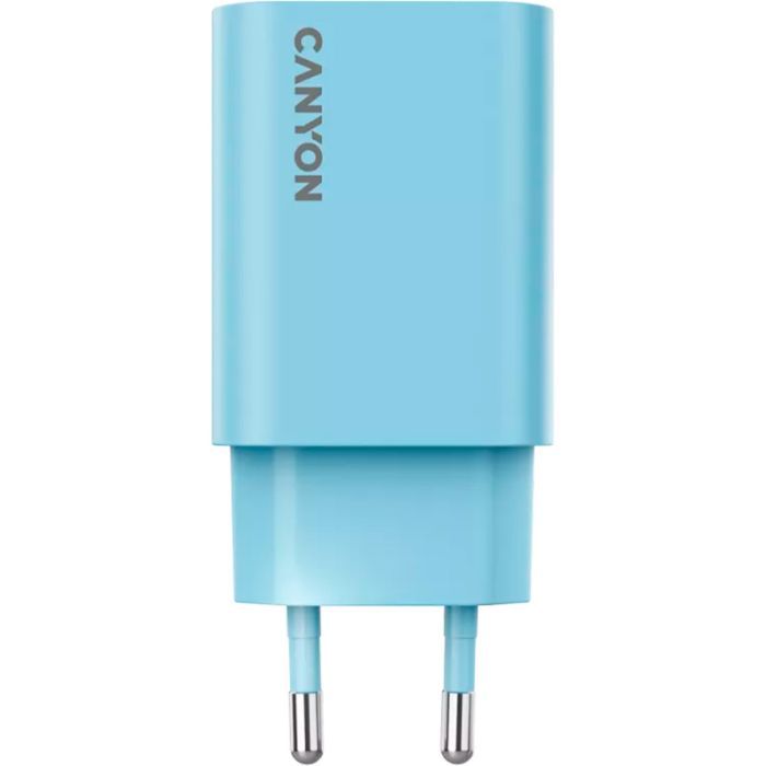 Зарядний пристрій Canyon 30CL OnCharge USB-C PD30W Light Blue (CNE-CHA30CLLBL) зображення 5