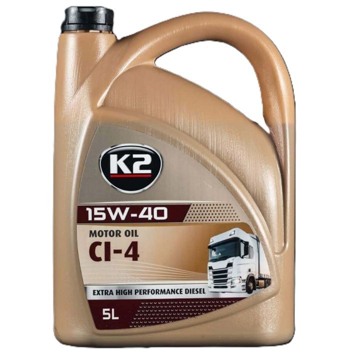 Моторное масло K2 MOTOR OIL 15W-40 CI-4 5 л (O4065E)