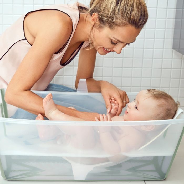 Ванночка Stokke Flexi Bath та підставка, бежева (531512) изображение 6