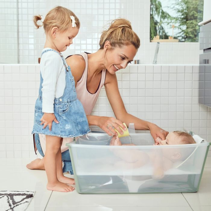 Ванночка Stokke Flexi Bath та підставка, бежева (531512) изображение 7