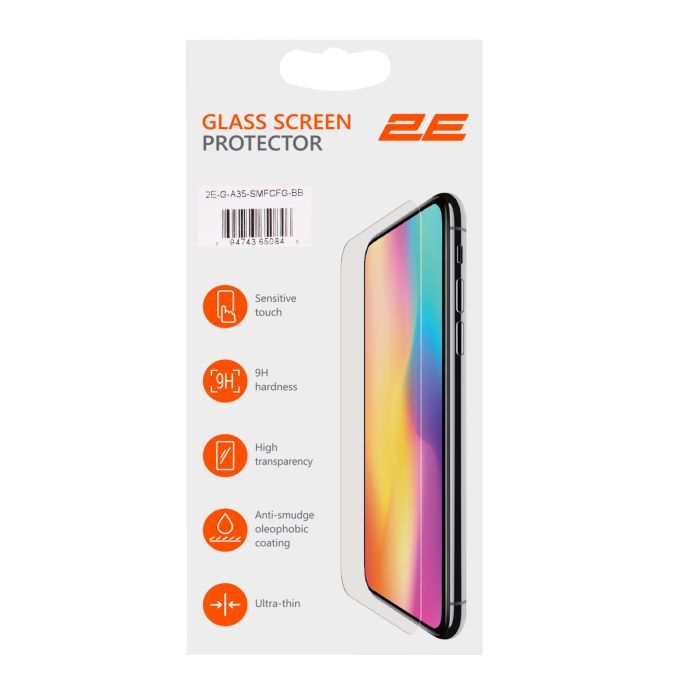 Стекло защитное 2E Samsung Galaxy A35 5G (A356) 2.5D FCFG black (2E-G-A35-SMFCFG-BB) изображение 6