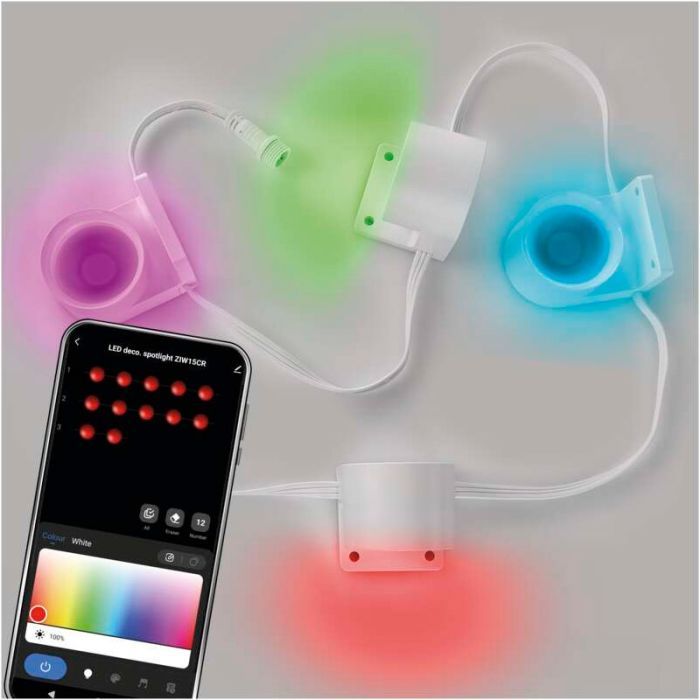 Світильник EMOS ZIW154R 4шт. 85см, 7 Вт, RGBIC+CCT, WIFI (ZIW154R) зображення 8