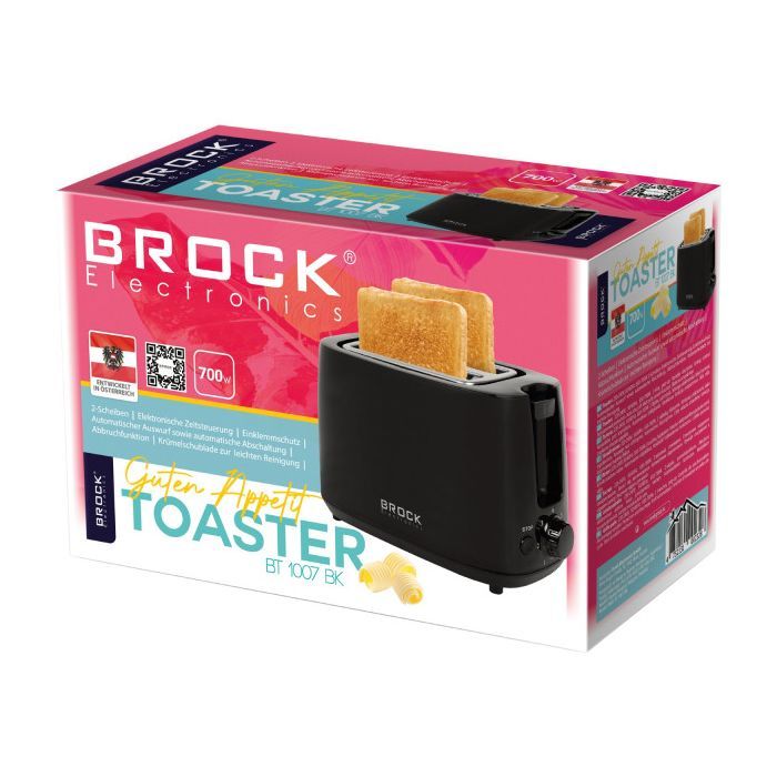 Тостер Brock BT 1007 BK зображення 2