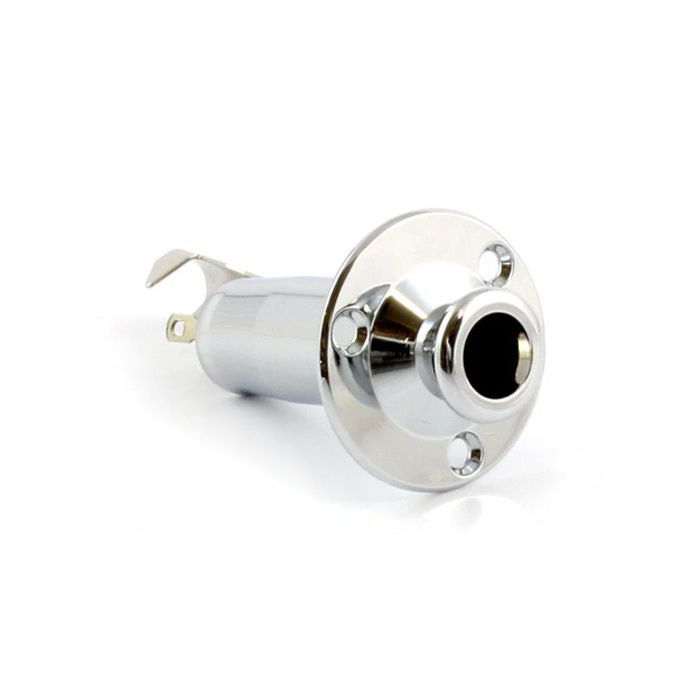 Выходной разъем для гитары Paxphil Screw Mount Stereo Endpin Jack (Chrome) (LJ-35/3P CR)