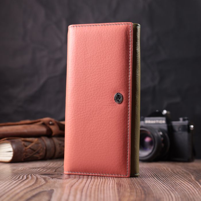 Гаманець ST Leather З натуральної шкіри Різнокольоровий (22520) зображення 9