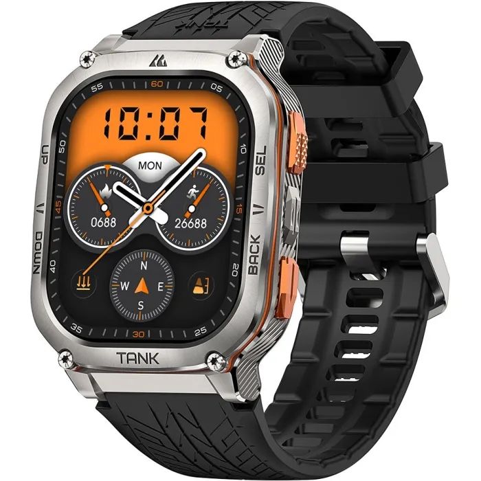 Смарт-часы KOSPET Tank M3 ULTRA SILVER (6974958250715)