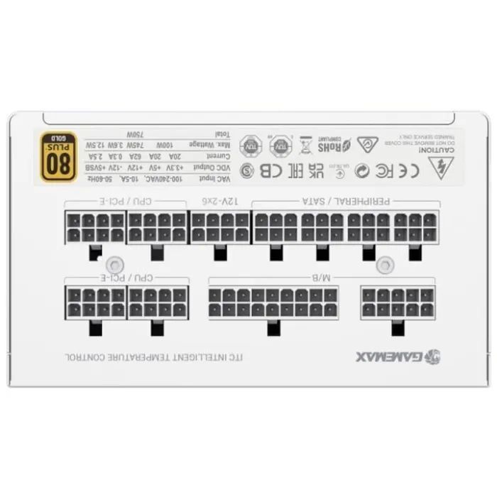Блок живлення Gamemax 750W (GX-750 PRO WH(ATX3.1PCIe5.1)) зображення 6