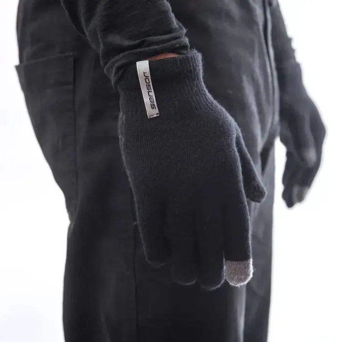 Рукавицы Sensor Merino 22200116 black L/XL (SU51M-black-L/XL) изображение 4