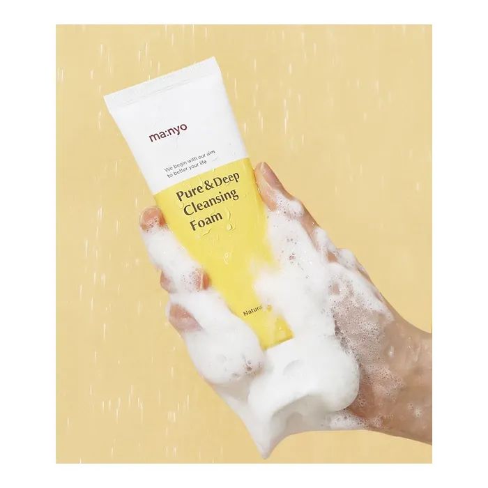 Пінка для вмивання Manyo Factory Pure And Deep Cleansing Foam Для глибокого очищення пор 200 мл (8809730952724) зображення 2