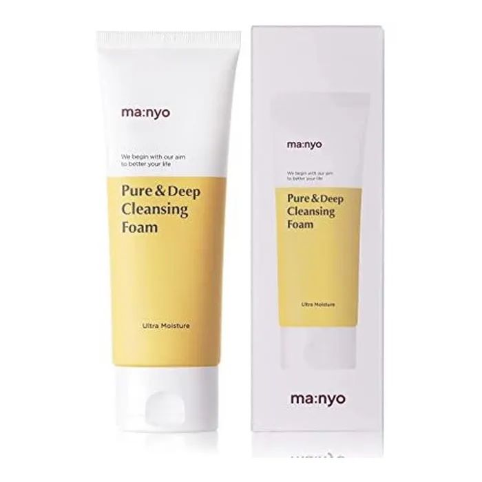 Пінка для вмивання Manyo Factory Pure And Deep Cleansing Foam Для глибокого очищення пор 200 мл (8809730952724) зображення 3