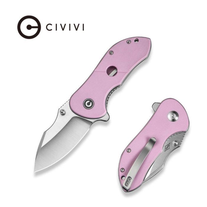 Ніж Civivi Gordo, Satin, рожевий G10 (C22018C-4) зображення 10