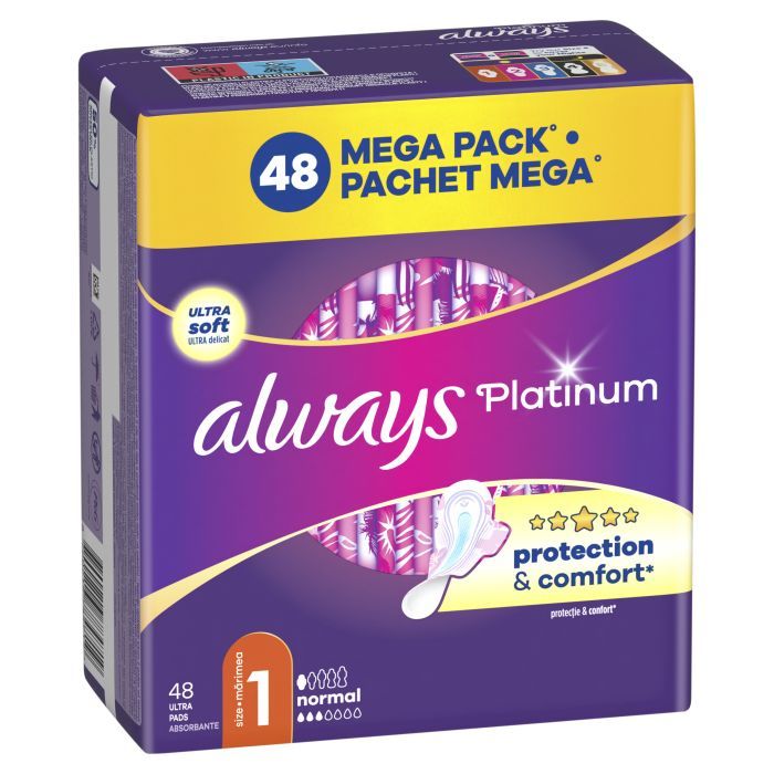 Гигиенические прокладки Always Platinum Normal Размер 1 48 шт. (8700216784719) изображение 2