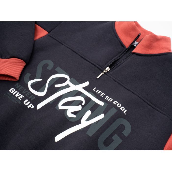 Спортивний костюм дитячий Smile на флісі (4225-122B-gray) зображення 6