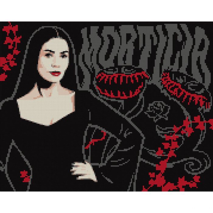 Картина по номерам Santi Wednesday Mysterious Morticia 40х50 см, алмазна мозаїка (955114) > ціни в Києві та Україні Картина по номерам Santi Wednesday Mysterious Morticia 40х50 см, алмазна мозаїка (955114)