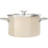 Кастрюля KitchenAid Steel Core 24 см 6 л мигдалевий крем (CC003269-001) изображение 2