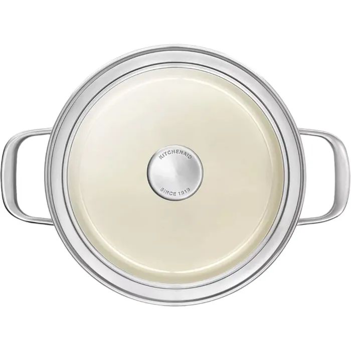Каструля KitchenAid Steel Core 24 см 6 л червоний (CC003270-001) зображення 3
