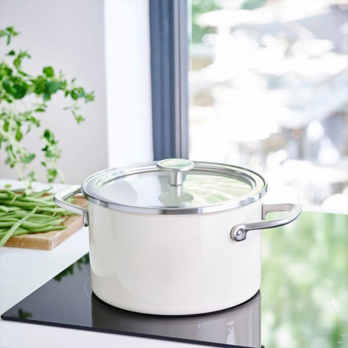 Каструля KitchenAid Steel Core 24 см 6 л червоний (CC003270-001) зображення 6