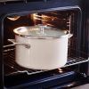 Кастрюля KitchenAid Steel Core 24 см 6 л мигдалевий крем (CC003269-001) изображение 7