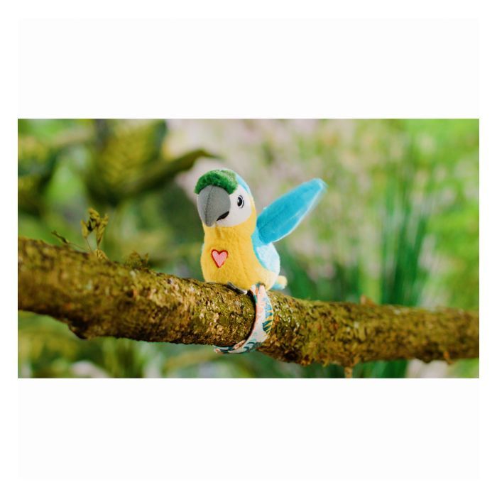 Интерактивная игрушка Happy Yappers браслет "Веселые болтали" Ара сине-желтый (9593) изображение 2