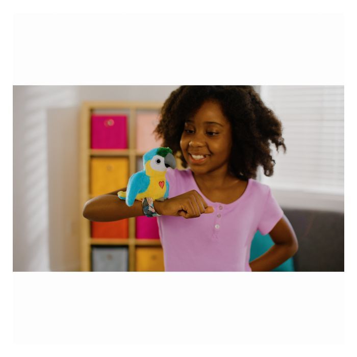 Интерактивная игрушка Happy Yappers браслет "Веселые болтали" Ара сине-желтый (9593) изображение 3