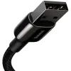Дата кабель USB 2.0 AM to Lightning 1.0m 2.4A black Baseus (CALWJ-01) зображення 3