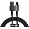 Дата кабель USB 2.0 AM to Lightning 1.0m 2.4A black Baseus (CALWJ-01)