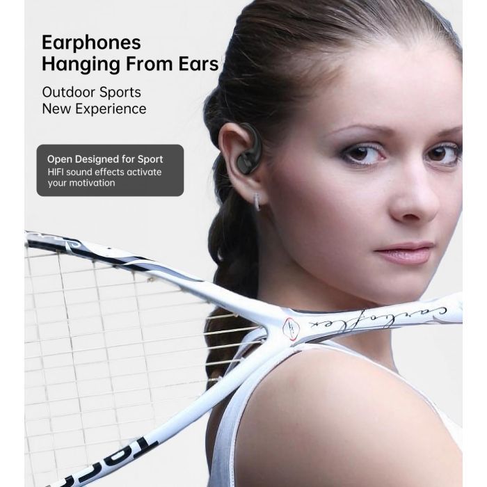 Наушники Choetech Open-ear з LED дисплеєм Black (BH-T25-BK) изображение 5 Наушники Choetech Open-ear з LED дисплеєм Black (BH-T25-BK) изображение 5