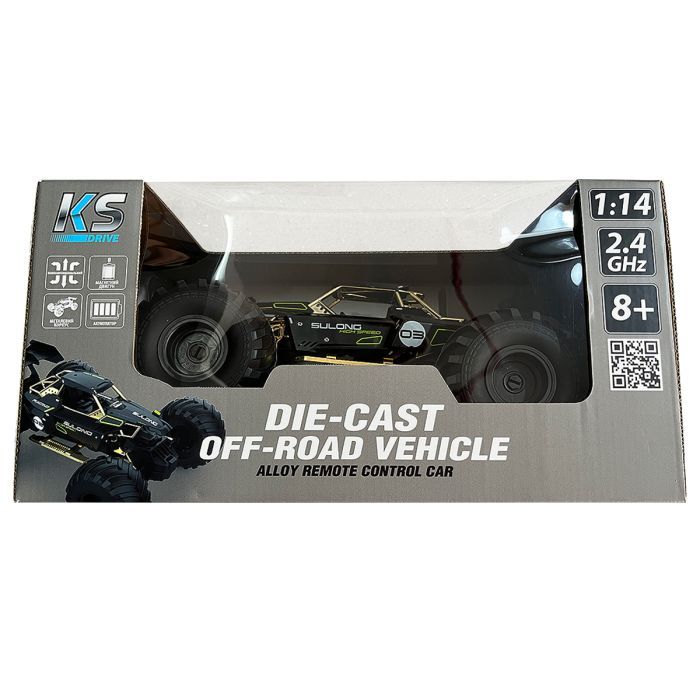 Радиоуправляемая игрушка KS Drive Off-road – High Speed (черный, металлический корпус, 1:14) (SL-8399ARH) изображение 3 Радиоуправляемая игрушка KS Drive Off-road – High Speed (черный, металлический корпус, 1:14) (SL-8399ARH) изображение 3