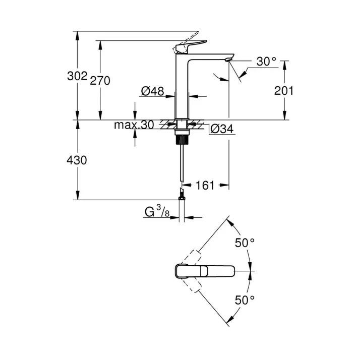 Змішувач Grohe QuickFix 1018922430 зображення 4