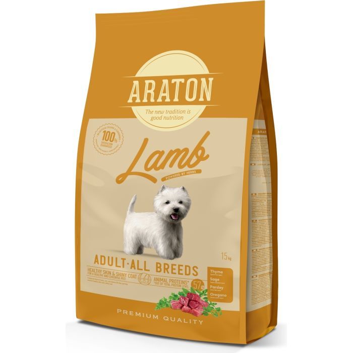 Сухой корм для собак ARATON Lamb Adult All Breeds 15 кг (ART47467)
