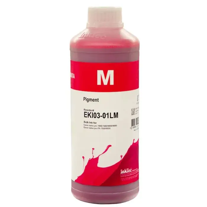 Чернила InkTec Epson LFP Pigment Magenta 1L (EKI03-01LM)
